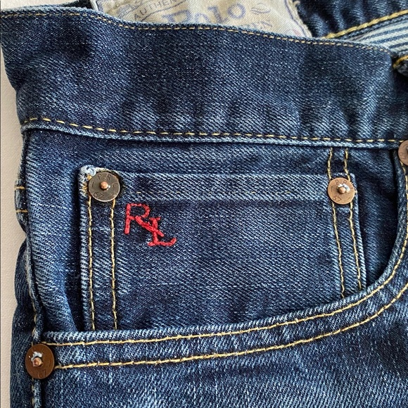 Polo by Ralph Lauren Sullivan Slim Button Fly Dark wash jeans Size 31 / 32 - Picture 11 of 16